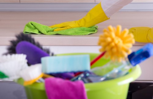 Professional deep cleaning in a Wandsworth home kitchen