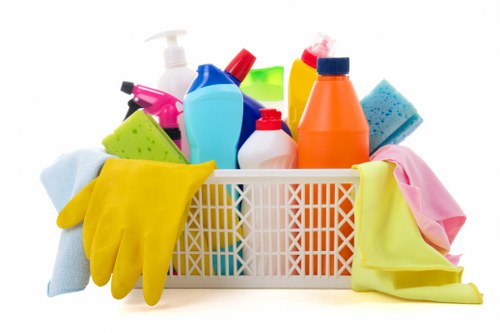 Professional office cleaners in Wandsworth working in a modern workplace