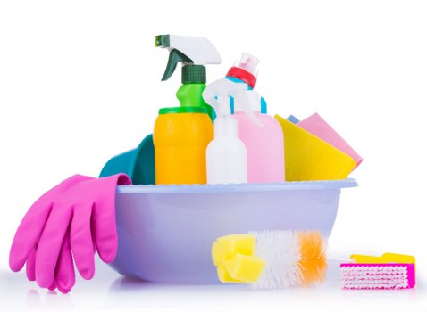 Carpet cleaner using equipment in a Wandsworth property