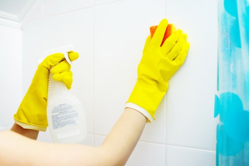 Service team resolving a cleaning complaint professionally